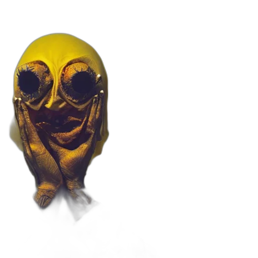 mask, creature, face, staff transparent PNG cut-out