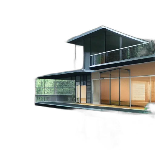 building, 3d render, concept art, photorealistic transparent PNG cut-out