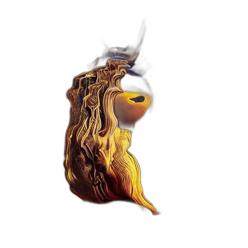 hair, dragon, crown, animal transparent PNG cut-out