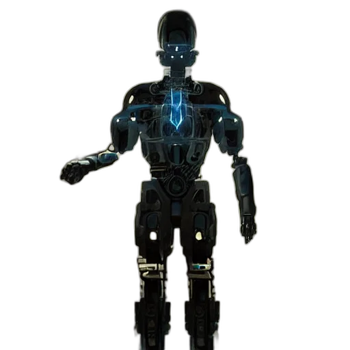 robot, cyberpunk, 3d render, concept art transparent PNG cut-out