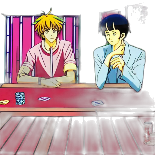 vaporwave, anime, concept art, neon lights transparent PNG cut-out