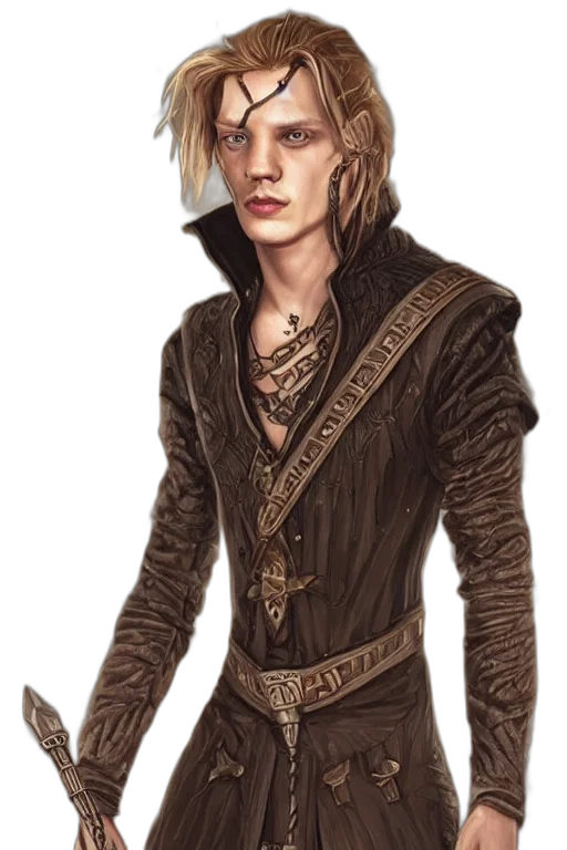 jacket, staff, dragon, sword, fantasy art, concept art, photorealistic, comic book art transparent PNG cut-out