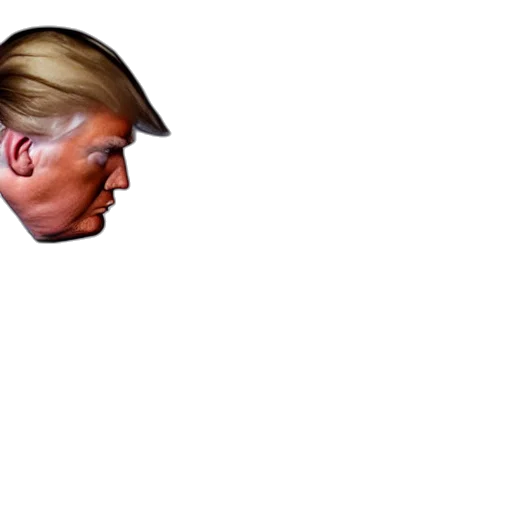 mask, face, hat, hair, pixel art, 3d render, concept art, vaporwave transparent PNG cut-out
