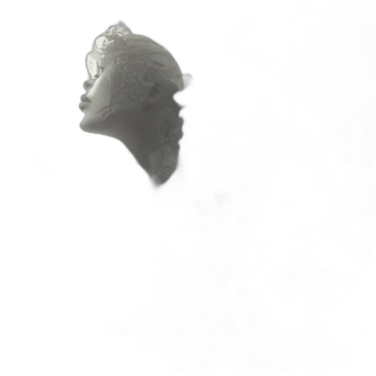 face, mask, crown, jewelry transparent PNG cut-out