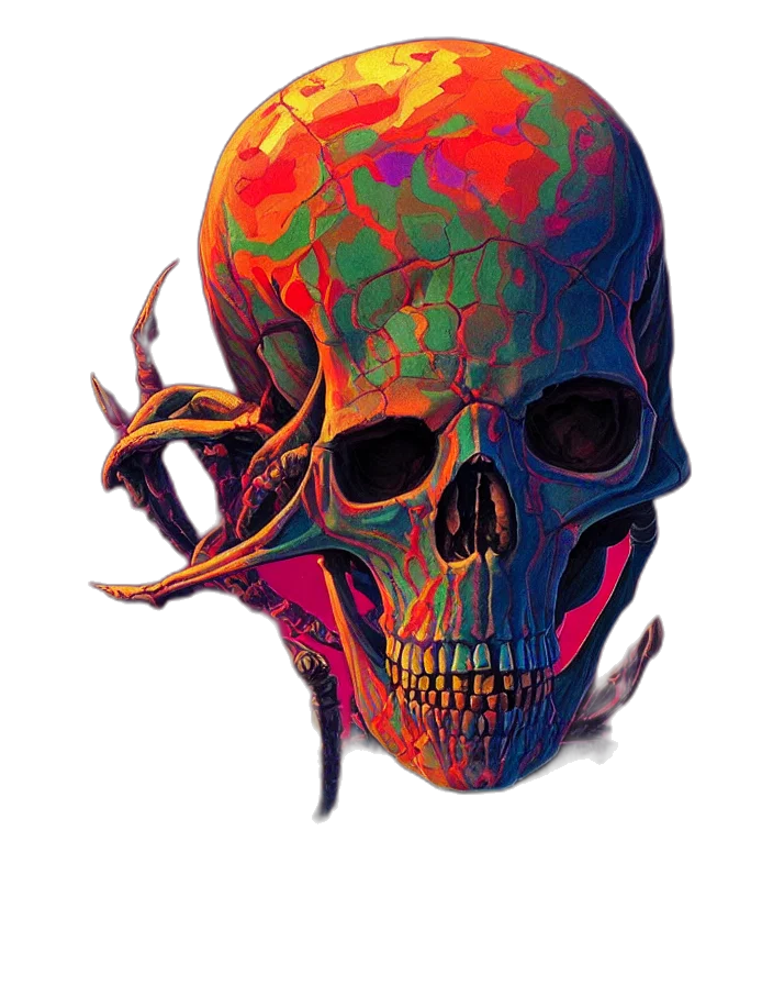 mask, face, jacket, creature transparent PNG cut-out