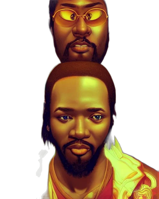 face, concept art, photorealistic, 3d render transparent PNG cut-out