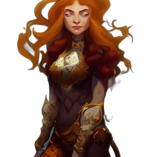 dress, fantasy art, concept art, pixel art, comic book art, golden, dark, earth tones transparent PNG cut-out