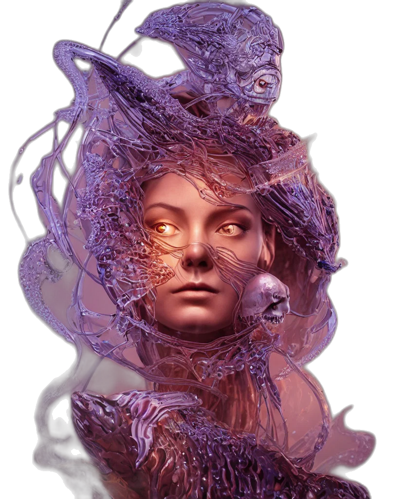 mask, face, creature, crown transparent PNG cut-out