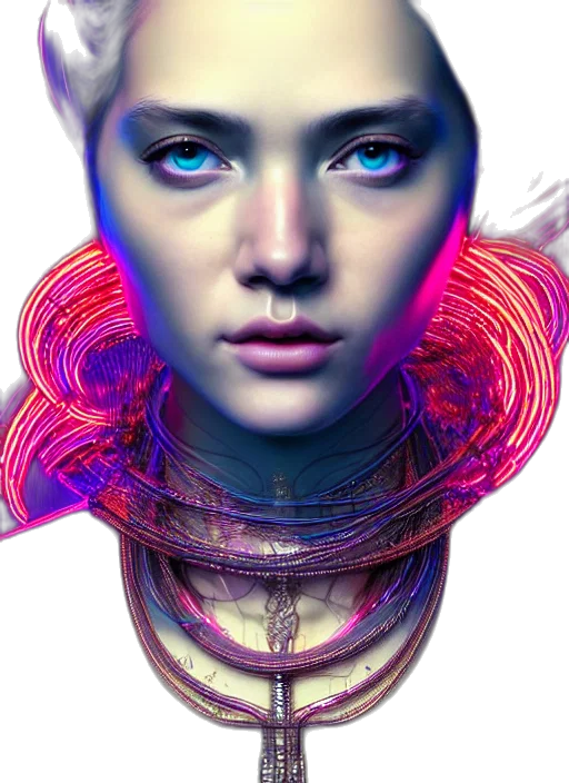 jewelry, face, robot, crown transparent PNG cut-out