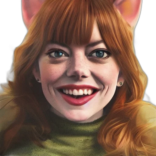 face, animal, creature, photorealistic transparent PNG cut-out