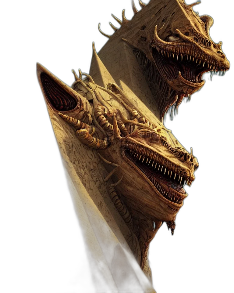 dragon, mask, creature, face, concept art, fantasy art, photorealistic, 3d render transparent PNG cut-out
