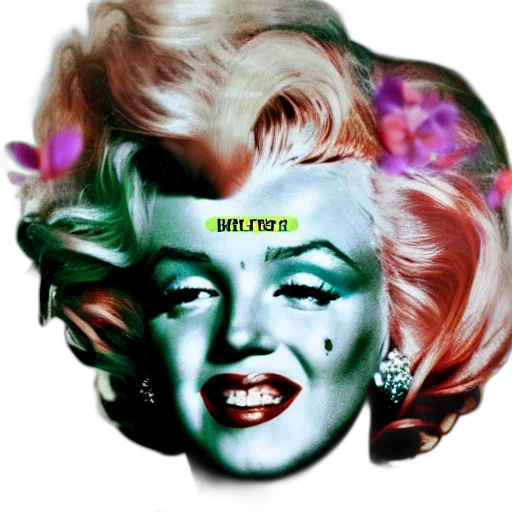 face, crown, mask, vaporwave transparent PNG cut-out