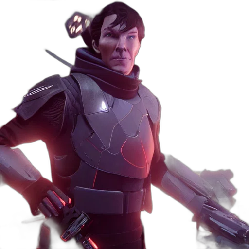 staff, weapon, concept art, 3d render, comic book art, cyberpunk, outer space, benedict transparent PNG cut-out