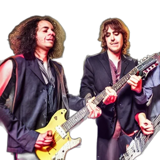 cartoon, photorealistic, doctors, rock, band, performing, stage transparent PNG cut-out