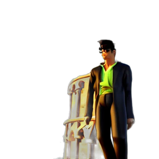 jacket, staff, robot, concept art transparent PNG cut-out