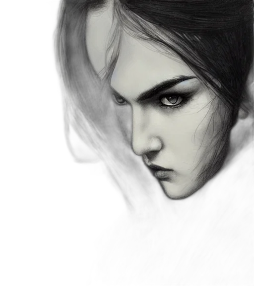 face, creature, mask, photorealistic, fantasy art, concept art, pencil sketch, monochrome transparent PNG cut-out