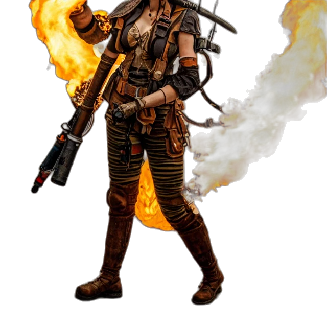 staff, weapon, jacket, concept art transparent PNG cut-out