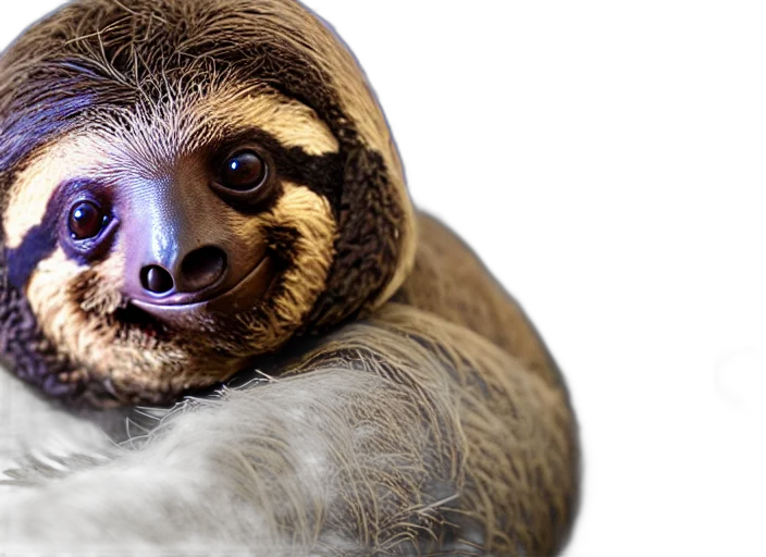 creature, animal, mask, face, photorealistic, 3d render, concept art, film transparent PNG cut-out