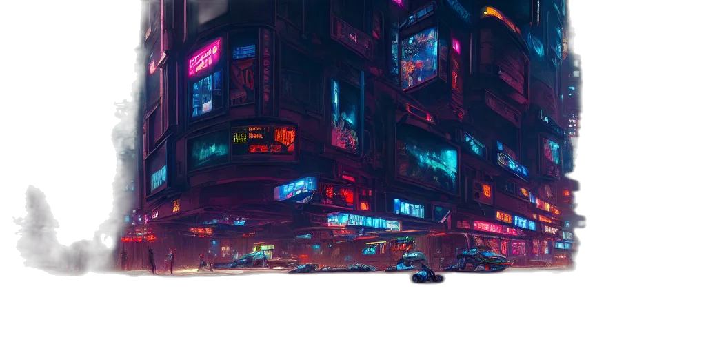 car, robot, building, jacket transparent PNG cut-out