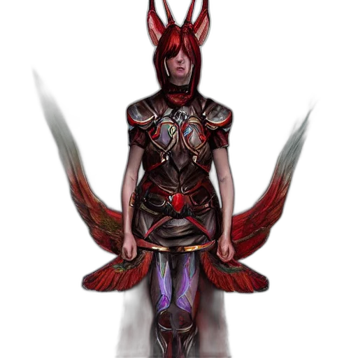 staff, dragon, fantasy art, concept art, pixel art, comic book art, red, dark transparent PNG cut-out