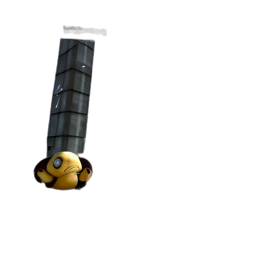 weapon, umbrella, staff, robot transparent PNG cut-out