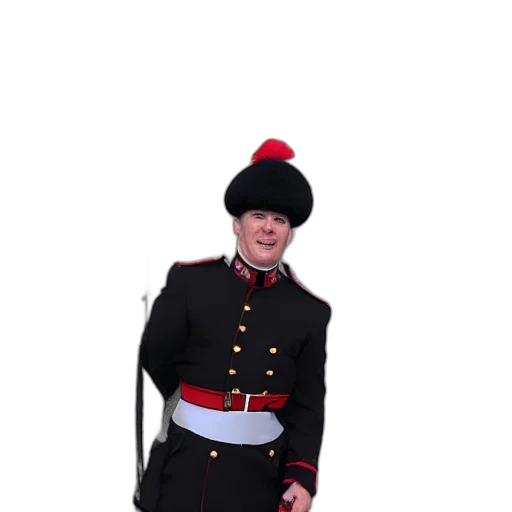 staff, hat, jacket, crown transparent PNG cut-out