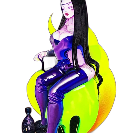 bottle, dress, fantasy art, concept art transparent PNG cut-out