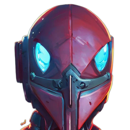 mask, robot, face, weapon transparent PNG cut-out