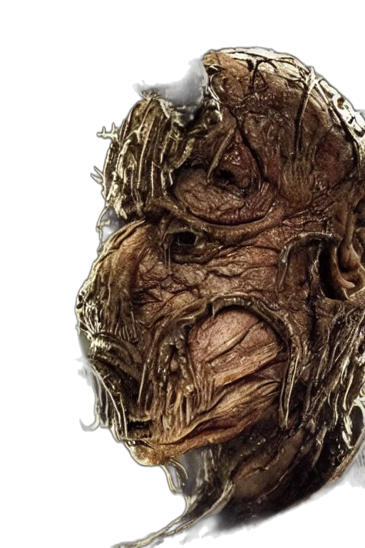 mask, creature, face, hair transparent PNG cut-out