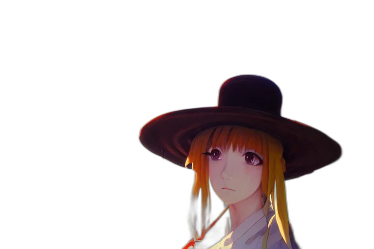 hat, staff, crown, face transparent PNG cut-out