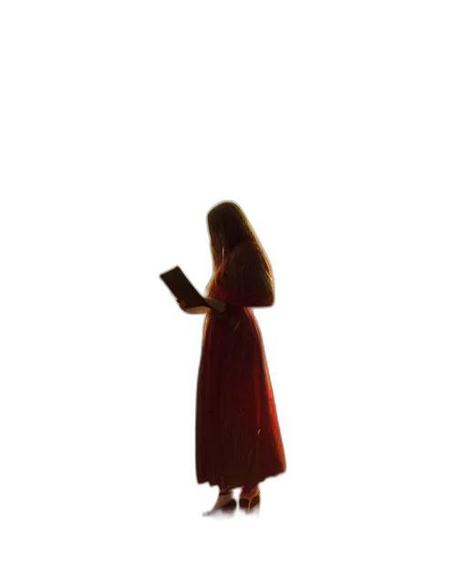 dress, staff, jacket, robot transparent PNG cut-out