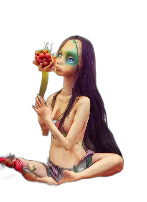 staff, fantasy art, concept art, cartoon, photorealistic, recursive, image, girl transparent PNG cut-out