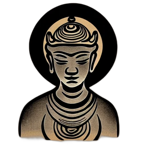 jewelry, staff, face, crown, cartoon, concept art, 3d render, pixel art transparent PNG cut-out