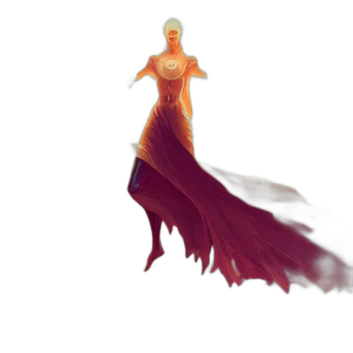 dress, creature, crown, sword, concept art, fantasy art, 3d render, pixel art transparent PNG cut-out