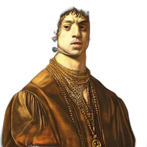 jacket, face, staff, jewelry transparent PNG cut-out