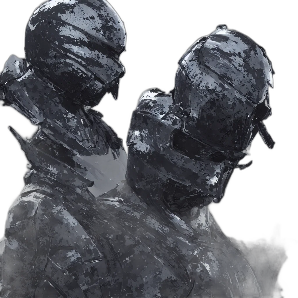 mask, face, robot, creature transparent PNG cut-out