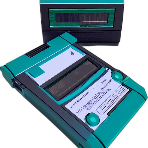 robot, vaporwave, 3d render, cyberpunk, green, blue, monochrome, human transparent PNG cut-out