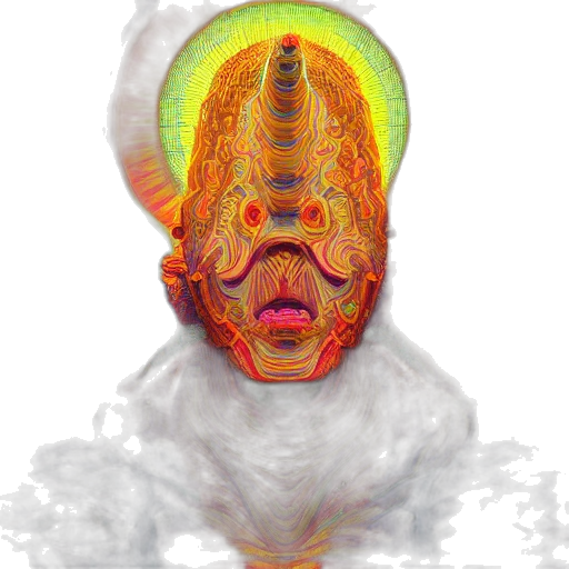 mask, face, creature, crown transparent PNG cut-out
