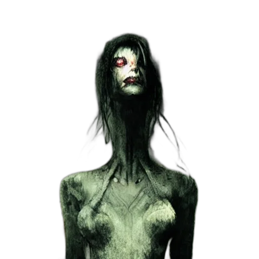 creature, face, mask, dress, concept art, comic book art, fantasy art, photorealistic transparent PNG cut-out
