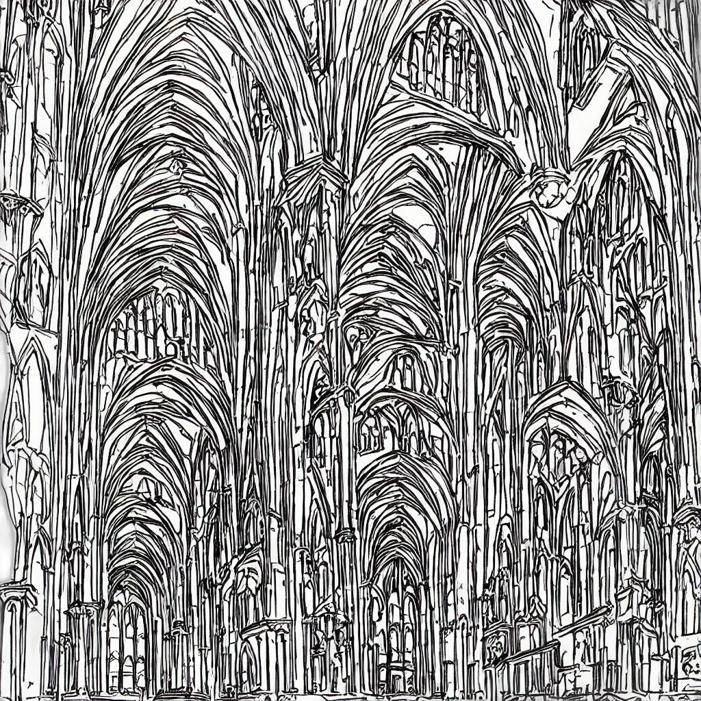 crown, building, concept art, pencil sketch, comic book art, cartoon, city street, cathedral transparent PNG cut-out