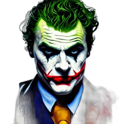 face, mask, animal, comic book art, photorealistic, concept art, fantasy art, joker transparent PNG cut-out