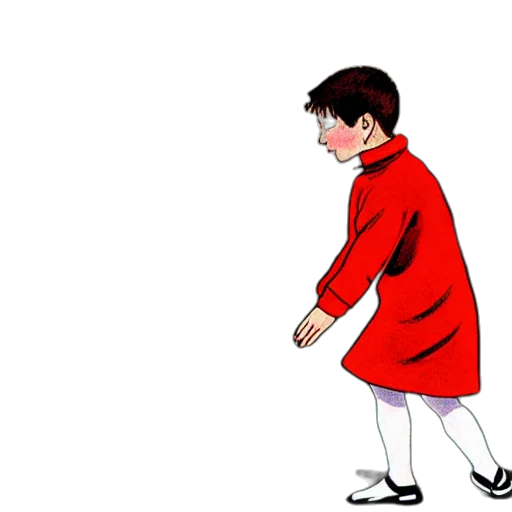 jacket, staff, cartoon, concept art, 3d render, pixel art, rain, red transparent PNG cut-out