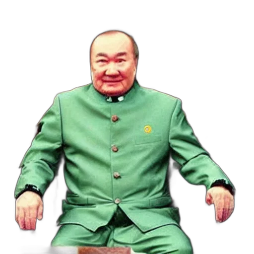jacket, face, staff, creature transparent PNG cut-out