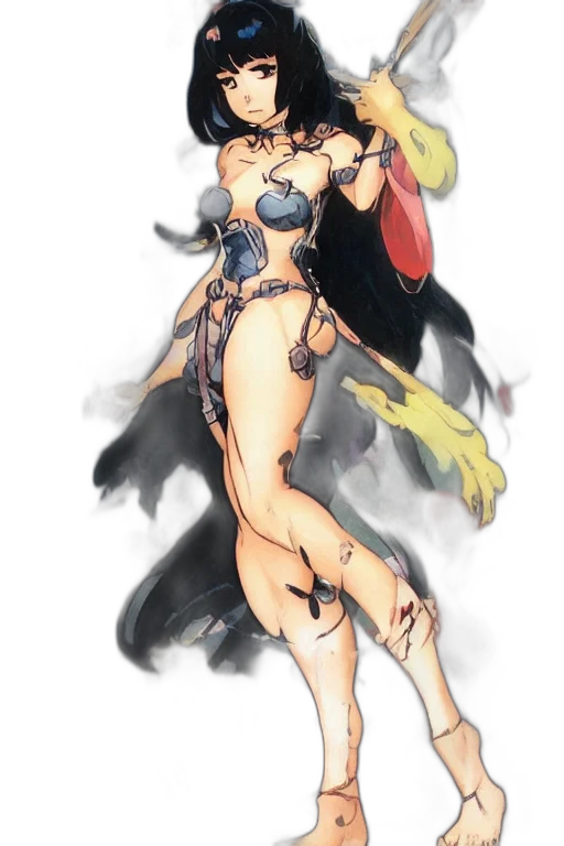 dress, weapon, concept art, fantasy art transparent PNG cut-out