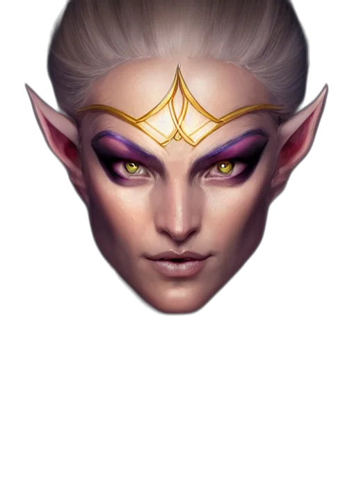 face, mask, crown, jewelry, fantasy art, concept art, pixel art, photorealistic transparent PNG cut-out
