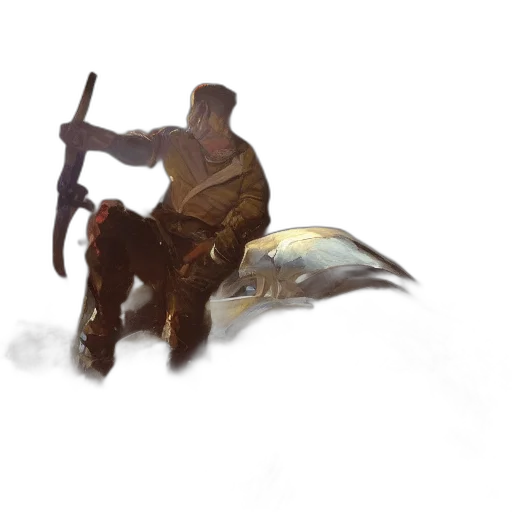 sword, weapon, staff, concept art, fantasy art, 3d render, pixel art, fog transparent PNG cut-out