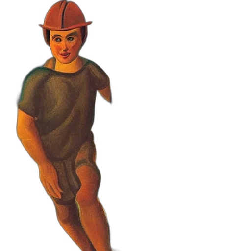 staff, hat, robot, face transparent PNG cut-out