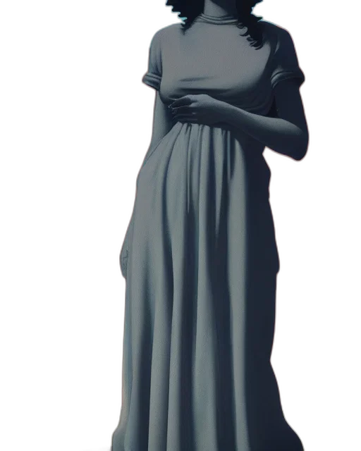 dress, jewelry, 3d render, photorealistic, concept art, dark, earth tones, monochrome transparent PNG cut-out