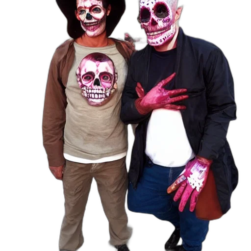 mask, jacket, walter, jessie transparent PNG cut-out