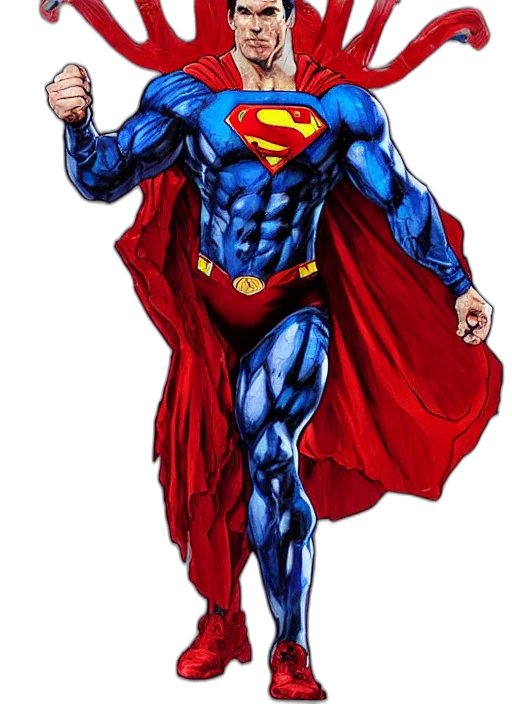 comic book art, concept art, cartoon, portrait, crossfit, bodybuilder, fitness, sprinter transparent PNG cut-out